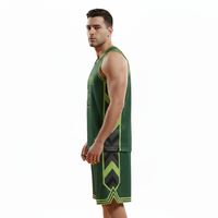 Conjunto de Uniformes de Baloncesto Personalizados, Reversibles, Lisos, Transpirables, Sublimados, de Alta Calidad, Unisex