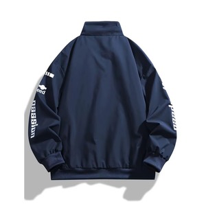 Custom <b>Jacket</b> Outdoor Motorcycle <b>Jacket</b> Windproof <b>Retro</b> Reflective Racing Style Vintage with Personality Printing DesignerJacket - Product Image 3