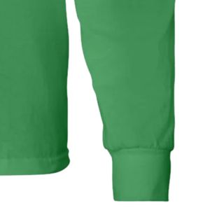 Camiseta de Manga Larga con Bordado Gráfico Verde AKA 1908 para Mujer, Cuello Redondo, Estilo Casual, Moda, Venta al Por Mayor - Product Image 5
