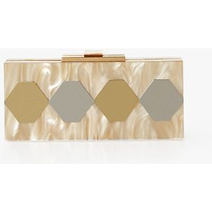 Bolso de Mano de Fiesta de Moda con Cristales para Mujer, Accesorio de Resina de Diseño - Product Image 6