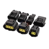 Connecteur automobile étanche FYX Stock 184046-1 à 4 broches, boîtier de capteur, borne femelle, composants de câblage électrique fil à fil