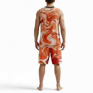 ชุดบาสเก็ตบอลแบบมืออาชีพสำหรับผู้ชายและเด็ก เสื้อและกางเกงขาสั้น ชุดเปล่าสำหรับวิทยาลัย แห้งเร็ว - Product Image 2