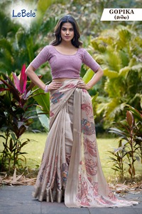 Blusa de Sari Informal de Diseño, Lista para Usar, Talla Grande, Tela Elástica, para Fiestas y Oficina, Compre Directamente del Proveedor - Product Image 4