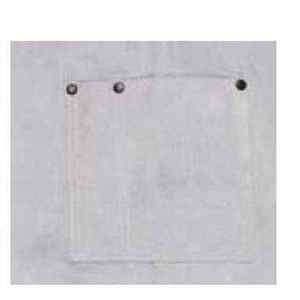 Delantal de Soldadura Unisex SALUBRIOUS SPORTS SS-LA-001 de Cuero Vacuno Pulido Brillante Oscuro, Resistente a Chispas - Product Image 2
