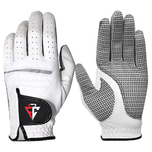 Guantes de Golf al por Mayor con Marca Personalizada, Transpirables y Cómodos para Jugadores Profesionales, Guante de Golf con Palma de Cuero Sintético - Product Image 1