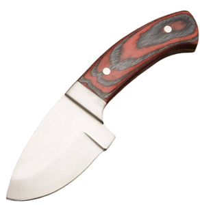 Couteau à lame fixe artisanal en acier inoxydable, pointe en U, avec manche en micarta, pour le camping et la survie, EDC - Product Image 1