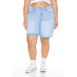 Shorts en jean déchirés pour femmes, coupe ample, style streetwear, avec vestes décontractées respirantes, motif tendance - Product Image 2