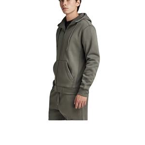 Wholesale Custom Logo XS Size Men's <b>Oversize</b> Zipper Hoodie for Puff Print <b>Cardigan</b> Hooded Winter Designer Pattern Plain Dyed BD - Product Image 6