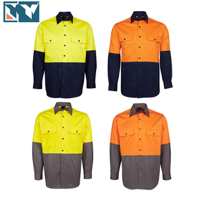 Camisa de Trabajo de Alta Calidad, Camisa de Seguridad Ignífuga para Soldadura y Construcción - Product Image 4