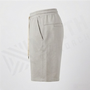 Shorts Homme Tendance Américaine Effet Délavé avec Strass et Impression Personnalisée – Vêtements Streetwear Premium Délavés à l'Acide de Haute Qualité - Product Image 3