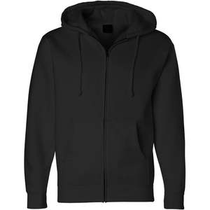 IND4000Z 2025 sweat à capuche zippé pour hommes avec étiquette personnalisée broderie 3D XS taille 450gsm écran 2025 étiquette personnalisée broderie 3D - Product Image 3