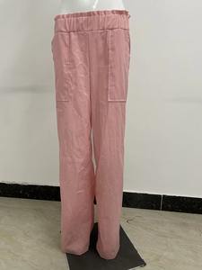 Pantalon de jogging personnalisé pour femme, pantalon de sport décontracté, prix d'usine, pantalon palazzo ample pour femme, mode estivale, vente en gros - Product Image 5