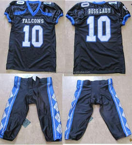 High Quality Breathable Quick Dry Classical American Football Jerseys Uniform Sets Customizable Sublimated Spandex/Cotton Plus - Product Image 5