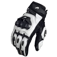 Gants de course à doigts entiers, noir et rouge, en PU, antidérapants, avec fermeture auto-agrippante, pour motocross, utilisation en extérieur, unisexe - Product Image 6