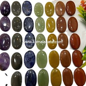 Ensemble de pierres précieuses naturelles pour chakra, pierres de poche sculptées en cristal Reiki, pierres semi-précieuses, artisanat, style mascotte - Product Image 1