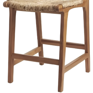 Chaises de salle à manger modernes en teck et rotin de haute qualité pour hôtels, bars, appartements, salles de bain - Prix économiques - Product Image 4