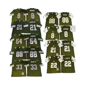เสื้อเจอร์ซีย์อเมริกันฟุตบอลผู้ชายแบบใหม่ สไตล์สั่งทำ ลวดลายใหม่ ใส่สบาย บริการ OEM - Product Image 1