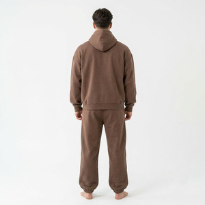 Hawk Eye Sports - Survêtement de sport pour homme personnalisé, en molleton épais, coupe slim, pantalon de survêtement, motif léopard, logo personnalisé, antibactérien - Product Image 5