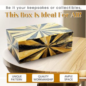 Caja de Almacenamiento Decorativa para el Hogar, Organizador Pequeño para Herramientas, Tarjetas, Manualidades, Tesoros, Joyas y Objetos Pequeños - Product Image 5