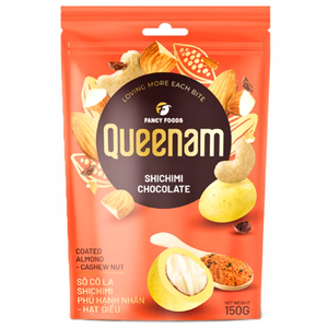 ราคาดีที่สุด ขายส่ง ช็อกโกแลตดรากี ขนมหวาน ฮาลาล รับผลิตแบบ OEM/ODM ช็อกโกแลตชิชิมิเคลือบอัลมอนด์และเม็ดมะม่วงหิมพานต์ 150 กรัม - Product Image 1
