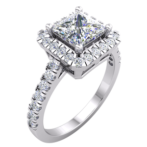 Anillo de Plata 925 con Diamante de Laboratorio para Mujer, Certificado IGI, RJC, ODM, OEM, Fabricante de Joyería Fina Ética, Venta al Por Mayor E200909 - Product Image 1