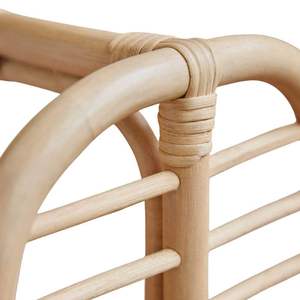 Ensemble de meubles minimalistes pour chambre d'enfant, magnifique arche de jeu pour bébé en rotin, fabriquée à la main, structure en bois sûr et durable. - Product Image 2