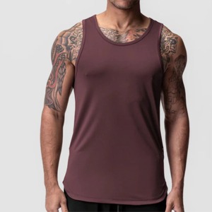 เสื้อกล้ามออกกำลังกายผู้ชาย ผ้าถัก ระบายอากาศได้ดี 100% ผ้าฝ้าย ทรงเข้ารูป สำหรับฤดูร้อน เหมาะสำหรับการเพาะกายและการออกกำลังกายในยิม - Product Image 1