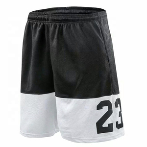 Shorts de basket-ball roses et blancs pour femmes avec le numéro 23 imprimé, taille élastique, respirant, en polyester, vêtements de sport d'été - Product Image 5
