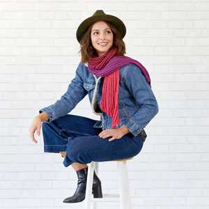 New Design <b>100</b>%<b>Cashmere</b> Women's Knitted Scarf Winter Cold Protection Eco-Friendly Checked Warm Knitted Scarf For Women Daily Use - Product Image 3