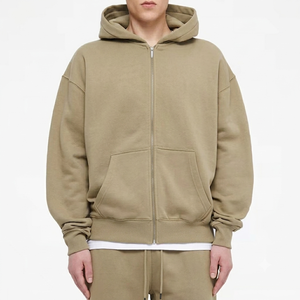 Sudadera con Capucha de Forro Polar Cepillado para Hombre, Chaqueta con Capucha, Etiqueta Privada, Suministro al por Mayor de Fábrica - Product Image 1