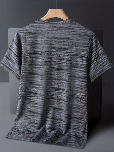 Mens <b>Polyester</b> <b>T</b> <b>Shirt</b> Lightweight Breathable Casual Crew Neck Soft Short Sleeve Comfortable Everyday Regular Fit Fashion - Product Image 2
