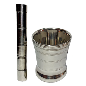 High Quality Brass Mortar And Pestle With Polish Finished For Manual <b>Coffee</b> And Spices <b>Grinder</b> Kitchenware Metal Imam Dasta - Product Image 2