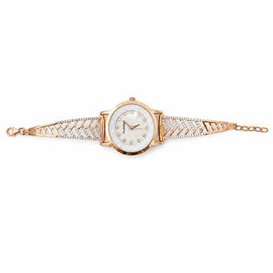 Bracelet de montre en argent sterling 925 avec zircone cubique, maillons géométriques, pour femme, finition polie, montre de luxe, cadeau de fête, bijoux - Product Image 6
