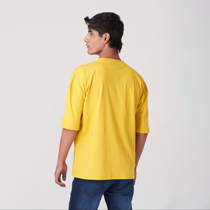 เสื้อยืดผู้ชายทรงหลวมสไตล์ทันสมัยปี 2025 ผ้าฝ้าย 100% คอเสื้อสวมใส่สบาย พิมพ์ลาย สไตล์สตรีทสำหรับทุกวัน ปรับแต่งได้ตามต้องการ OEM - Product Image 2