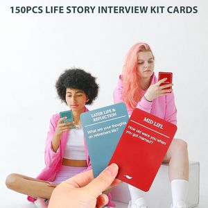 150 Tarjetas de Entrevista para Historias de Vida, Juego de Tarjetas Cognitivas para Aprender la Historia Familiar para Padres y Abuelos - Product Image 6