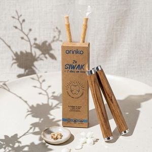 Paquete de 2 Palitos de Siwak Miswak Orinko, Palitos Tradicionales de la Mejor Calidad para la Limpieza Dental Diaria, Higiene y Aliento Fresco, Suministro al por Mayor - Product Image 1