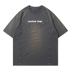 Custom Printed Oversized <b>Men's</b> T-Shirt Red Short Sleeve O-Neck Casual Jersey Cotton Style High Quality <b>Men's</b> t-Shirts - Product Image 5