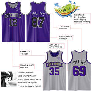 Trendy Reversible Basketball Jersey <b>Shorts</b> Set Custom Mesh Team Uniform Breathable Quick Dry OEM Manufacturing Bulk ODM Supplier - Product Image 4