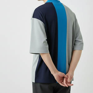 เสื้อยืดโอเวอร์ไซส์ทรงบ็อกซี่สำหรับผู้ชาย ผ้าคอตตอนหนานุ่ม สไตล์สตรีทแวร์ลำลอง ไอเทมสำคัญสำหรับลุคประจำวัน - Product Image 5