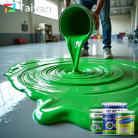 Peinture époxy pour sols, peinture pour sols en ciment, spéciale antidérapante, résistante à l'usure, écologique, auto-nivelante, revêtement liquide pour sols d'usine
