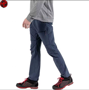 Pantalones de Senderismo Desmontables para Hombre, Pantalones Impermeables, Transpirables, de Secado Rápido, Elásticos, con Cremalleras en las Rodillas, Logotipo Personalizado - Product Image 2