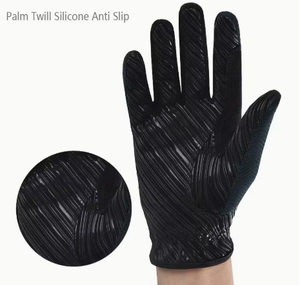 Gants d'équitation en similicuir pour hommes, couleur unie, coupe classique, antidérapants, accessoires équestres, gants d'équitation en similicuir avec grip en cuir - Product Image 2