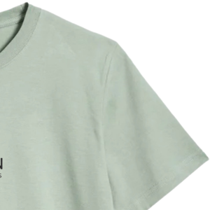 เสื้อยืดผู้ชายไซส์ใหญ่ สีเขียวอมเทา ผ้าฝ้ายพรีเมียม คอกลม แขนสั้น สไตล์ลำลอง โอเวอร์ไซส์ ทนทาน ใส่ได้ทุกวัน สตรีทแวร์ - Product Image 6