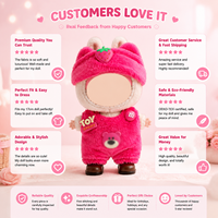   Tenues de poupée à porter, figurines en boîte mystère, ensembles décontractés mignons, tissu de haute qualité, unisexe, DIY