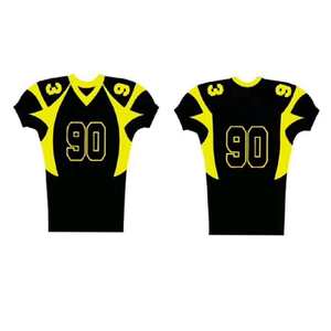 Uniforme de football américain de style universitaire personnalisé, commande en gros, maillot d'entraînement léger, réversible, 100% polyester - Product Image 3