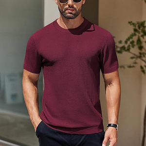 Camiseta de Algodón Roja para Hombre, Personalizada al por Mayor, Camisetas Verdes para Hombre, Camiseta de Algodón Lisa de Alta Calidad para Hombre con Logotipo Impreso - Product Image 2