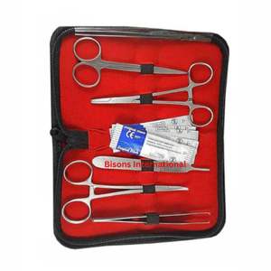 Kit de Cirugía Menor Manual al por Mayor, Juego de Instrumentos Quirúrgicos Generales, Acero Inoxidable Autoclavable, OEM - Product Image 3