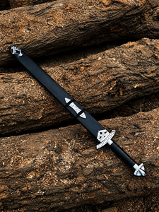 Espada Vikinga de Acero de Damasco Forjada a Mano |   Espada del Hombre del Norte |   Espada Nórdica Medieval Hecha a Mano |   Regalo para Él - Product Image 5