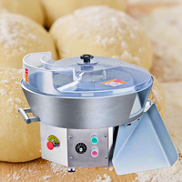 Façonneuse de Pâte de Comptoir pour Boulangerie, Machine à Bouler la Pâte Haute Vitesse, Équipement de Fabrication de Pizzas et de Pain