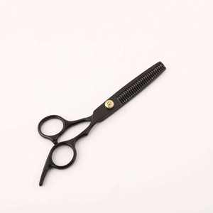 Ensemble de ciseaux de barbier professionnels OEM de haute qualité en acier inoxydable avec lames aiguisées de sécurité, lames de 6 pouces, kit de coupe de cheveux noir ANAAIF - Product Image 4